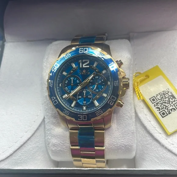 Big  sale,NWT Invicta Mineral crystal gold watch 2022787.jpg?v=1750256557 main image 2